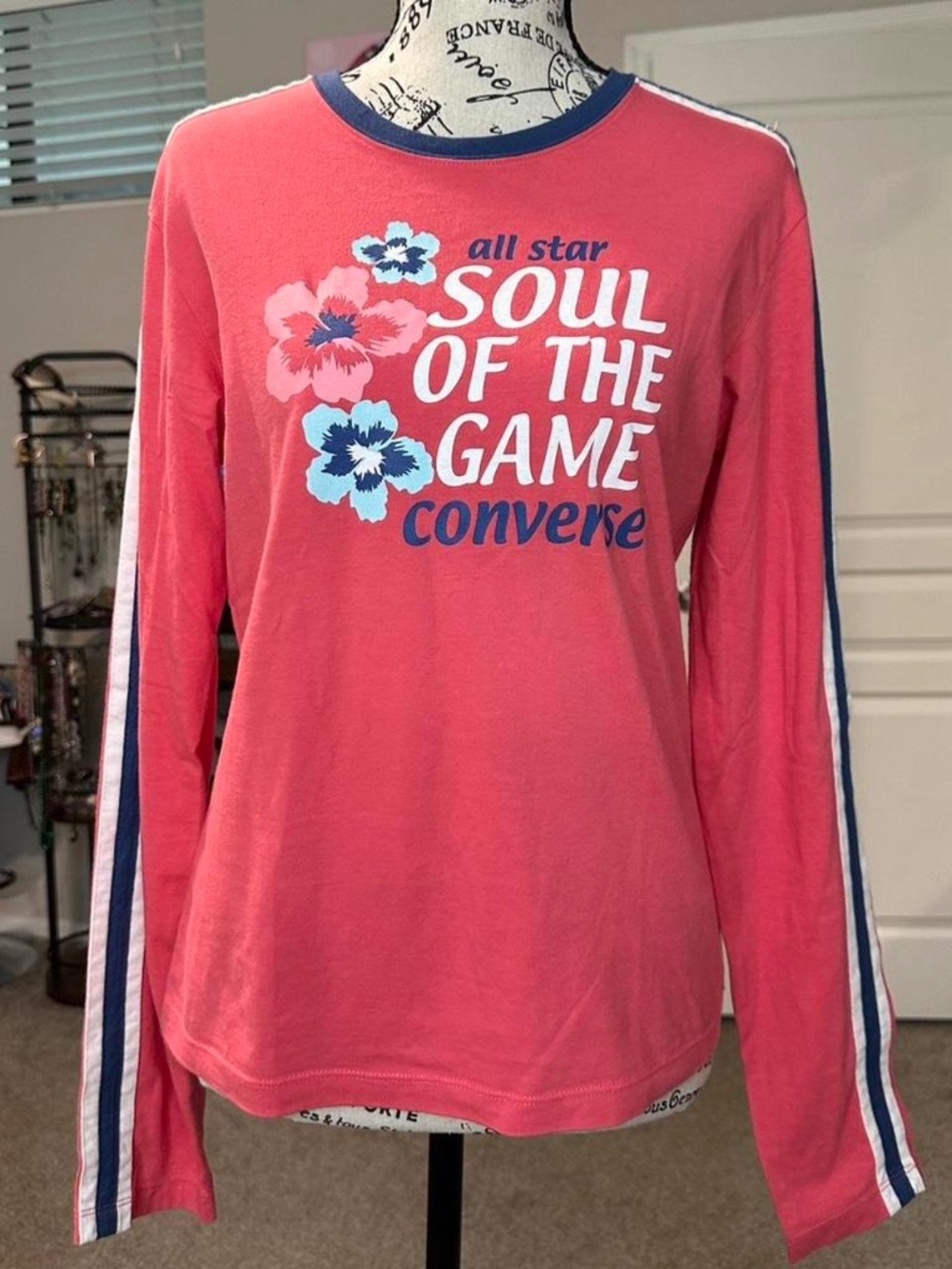 Vintage Converse pink long sleeve shirt